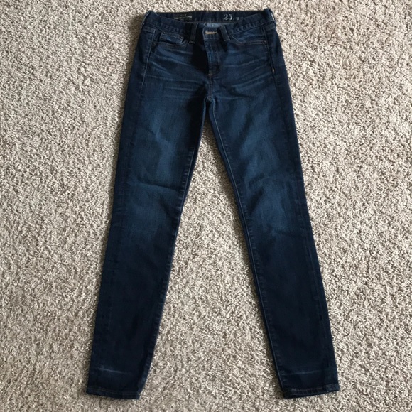 J. Crew midrise Toothpick skinny jeans jeggings 25 - Picture 4 of 5